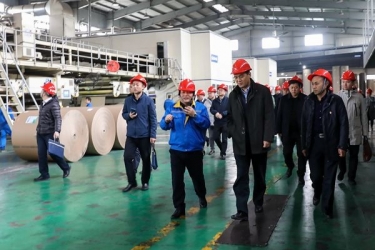 国家邮政局赵民一行莅临ky体育官网入口调研快递包装绿色治理试点工作