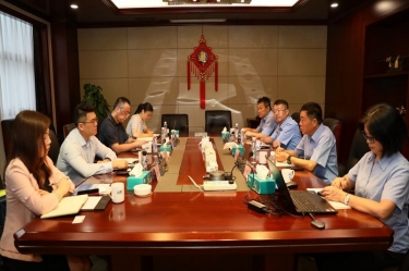 中国进出口银行浙江省分行行长彭豪一行莅临ky体育官网入口开展银企高层会谈活动